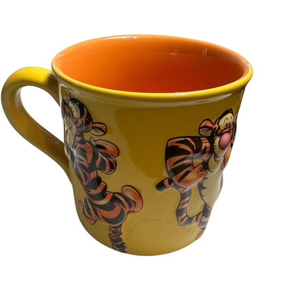 Disney Store Tigger Mug Winnie The Pooh Yellow Orange Cup - Picture 5 of 11